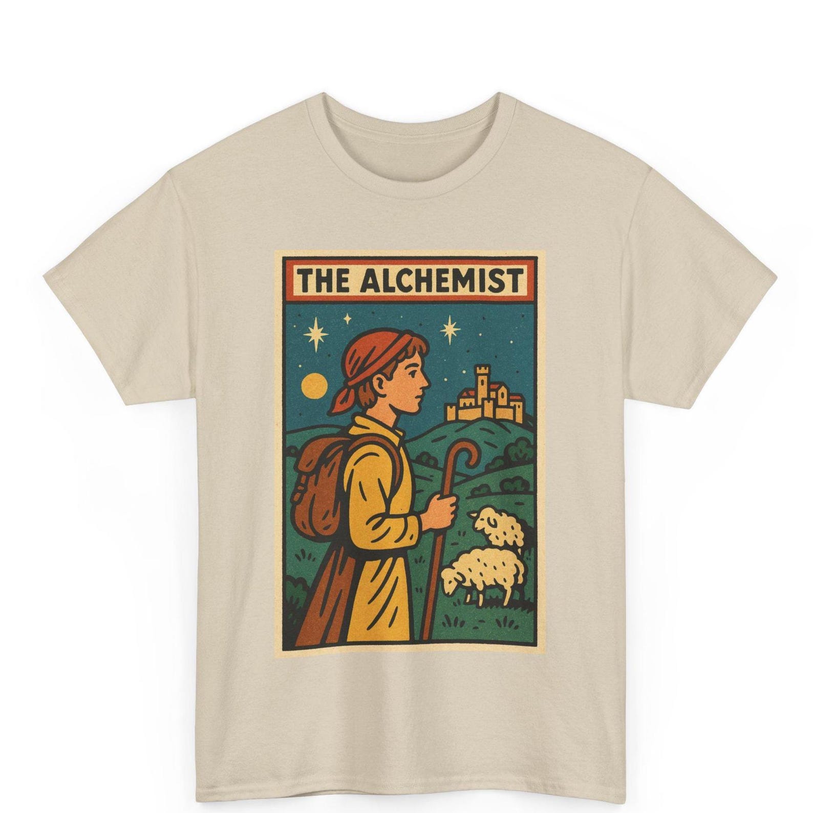 The Alchemist T-Shirt: Paulo Coelho Inspired Literary Graphic Tee XL