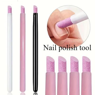 Nail Polish Tools Grinding Stick Quartz Pen Engraved Grinding Pen Nail File Nail Surface Scrub Fine Dead Skin Nail Pen