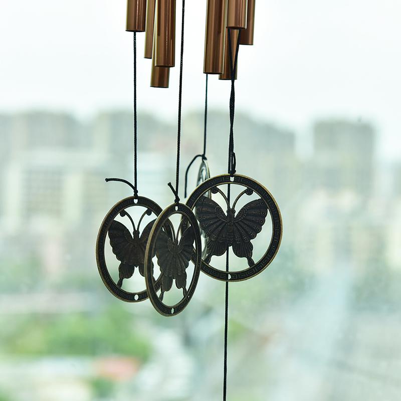 Große Windspiele Glocken Kupfer Rohre Außen Yard Garten Home Decor Ornament