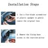 1PCS Car Styling LED Turn Signal Light Rear View Mirror Arrow Panels Indicator Light Rearview Mirror Signal Bulb 12V 14 SMDTurn Signal 2