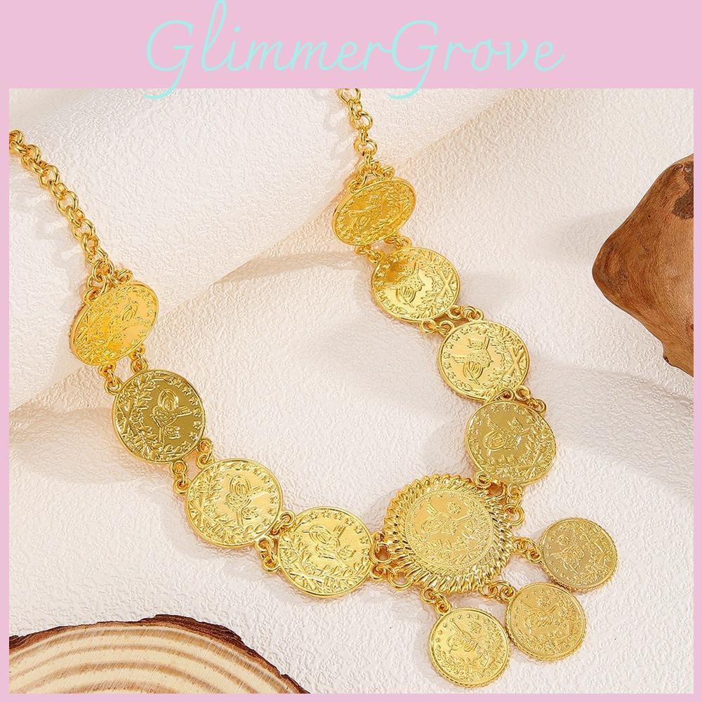 Geometric Gold Alloy Headband For Women With Tassel Accents Ideal For Wedding And Travel Gift