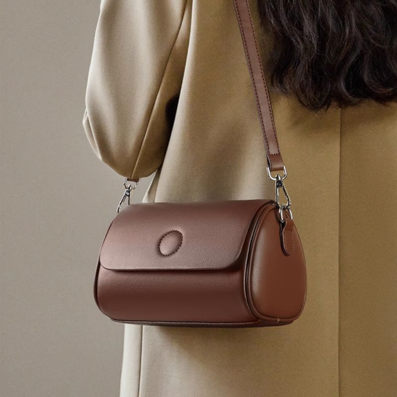 This Year's Popular Women's Bags 2025 New Spring and Summer Casual Cylinder Bags, High-end Versatile Single Shoulder Messenger Women's Bags