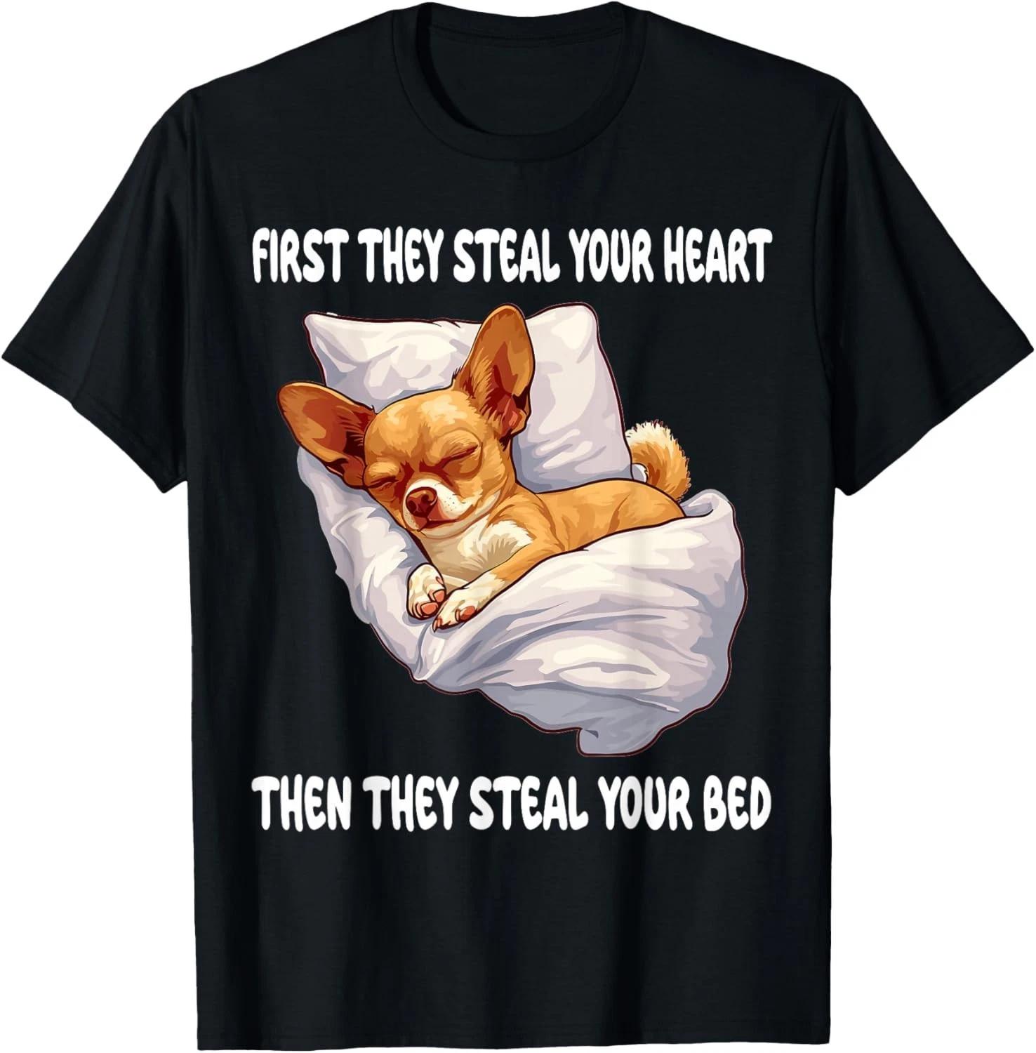 Chihuahua Chiwawa Sleeping Pajamas Nightgown Gift Unisex T-Shirt S