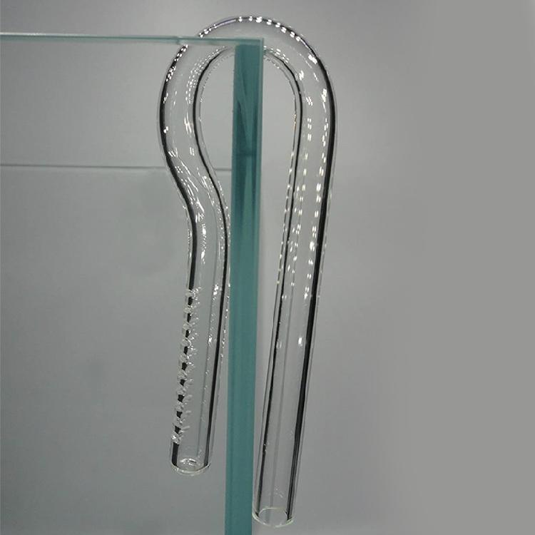 Glass Lily Pipe Inflow Spin Outflow Create Circling Flow To Slow Water Speed