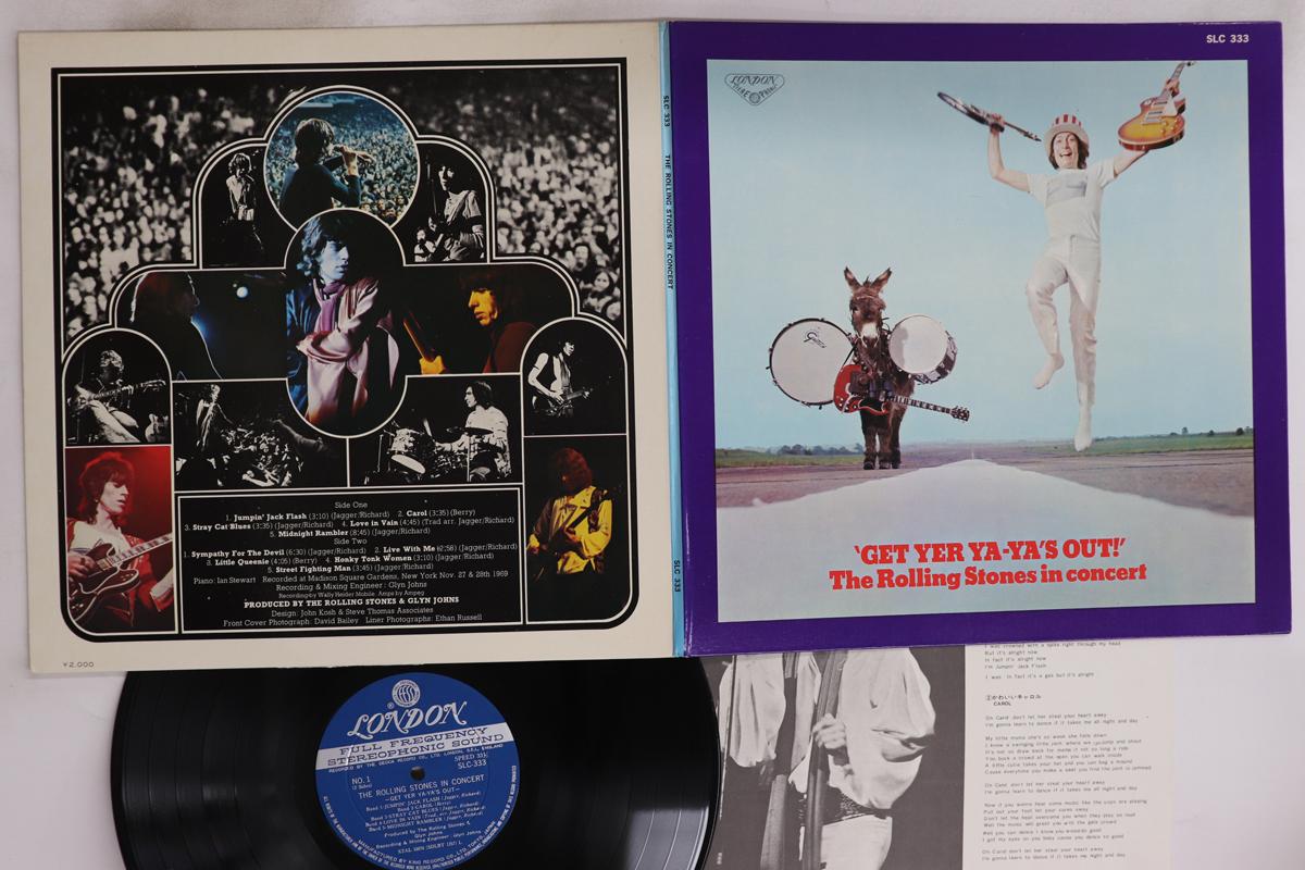 

LP Record ROLLING STONES - Get Yer Ya-Ya s Out! - The Rolling SLC333 LONDON 1970 Japan Rock Used