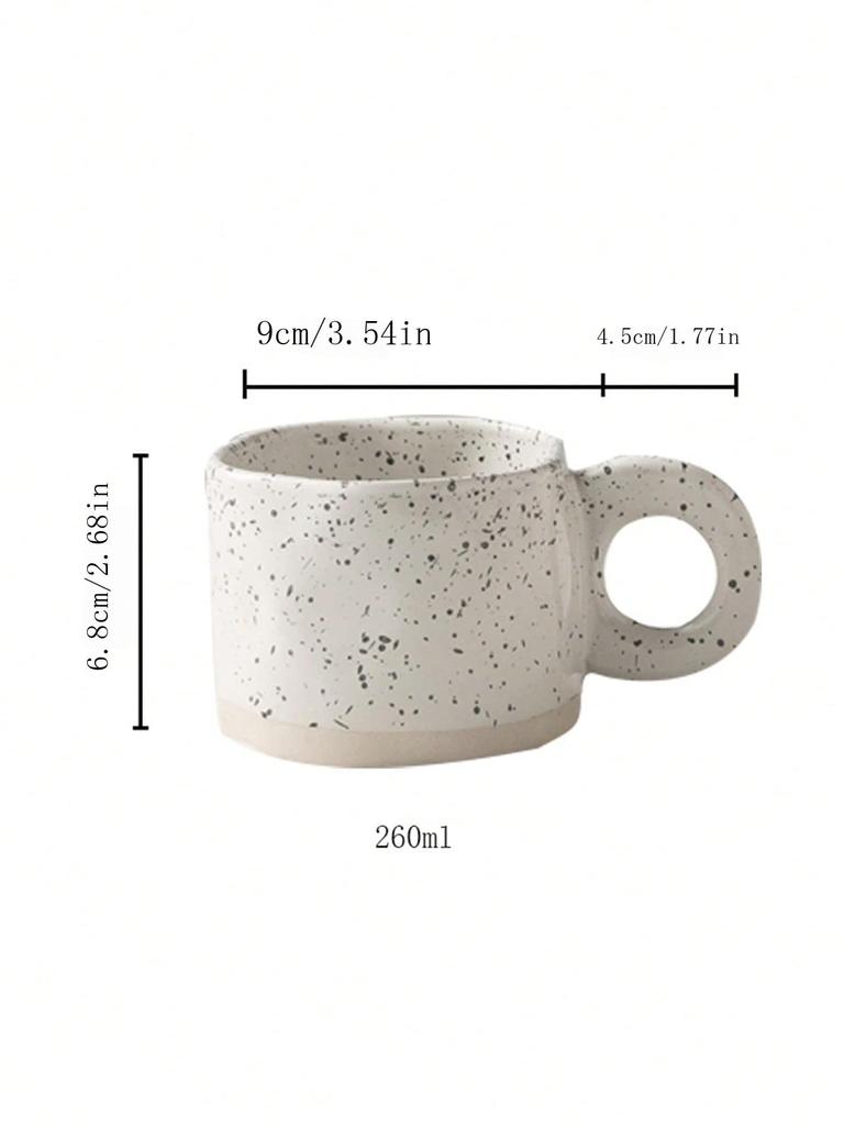 Ceramic Coffee Mug, Ceramic Mug (1 Piece, Approx. 260ml), Ceramic Water Cup, Ceramic Cup, Suitable for Latte, Tea and Cappuccino