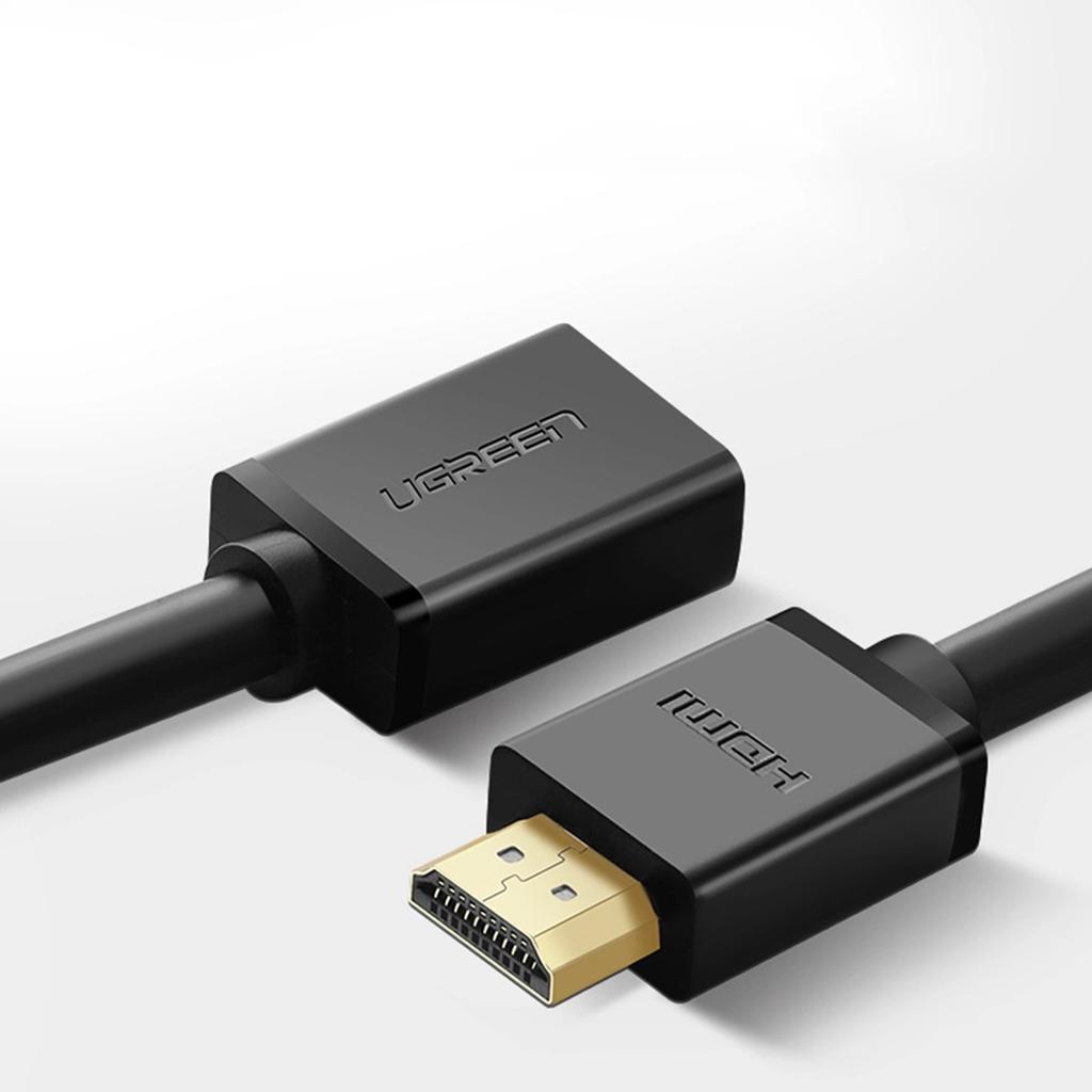 Kabel Ugreen HD107 10141 HDMI (männlich) - HDMI (weiblich) 4K 1m - schwarz