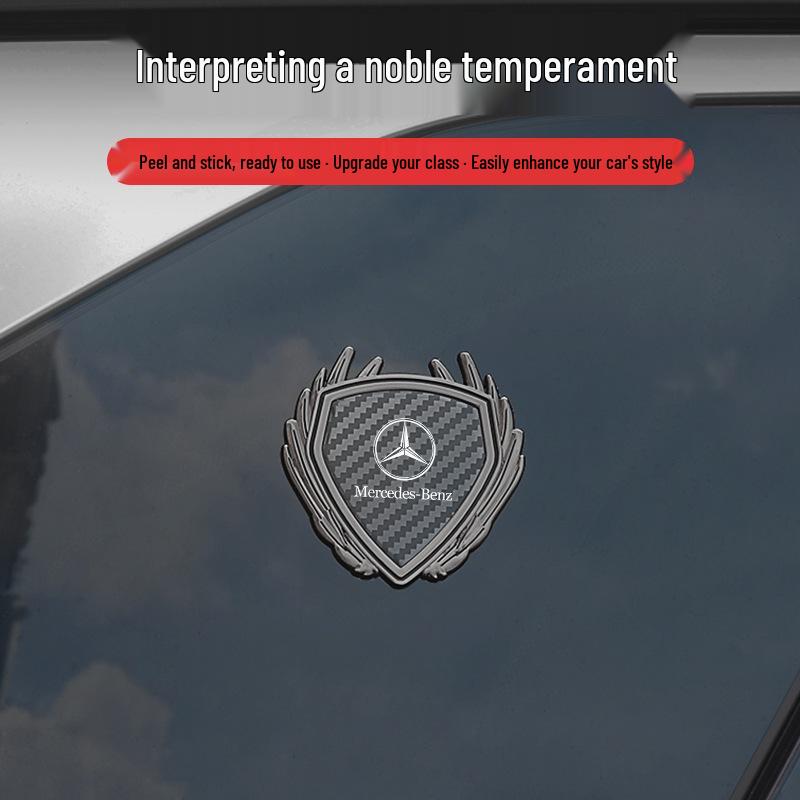 Metal Wing Emblem Sticker for Mercedes GLC300L/GLC260L Side Window
