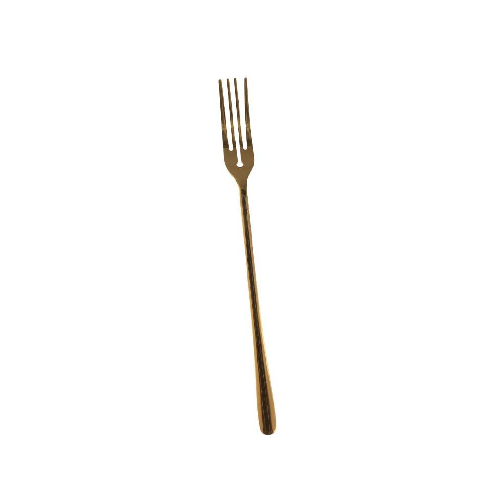Long Handle Dinner Fork Four Tine Fruit Forks Unique Stainless Steel Dessert Fork  Afternoon Tea