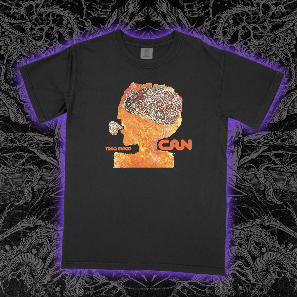 Can Tago Mago T-Shirt Krautrock Experimental Band Album Graphic Tee Unisex Soft