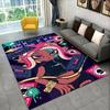 Funny Splatoon 3 Cartoon Game Carpet Rug for Bedroom Living Room Sofa Playroom Doormat Home Decor,Kid Area Rug Non-slip Gift