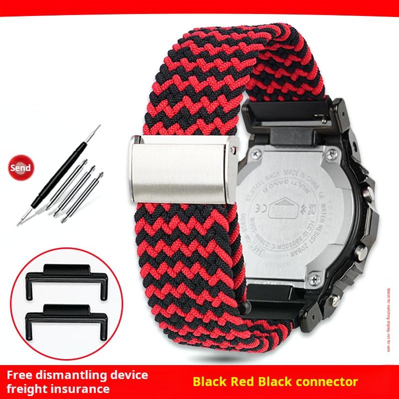 Für Casio G-SHOCK DW-5600 GW-B5600 GM5600 GW-M5610 GA2100 Uhrenband Herren Damen Gewebtes Nylon Camouflage Canvas Uhrenarmband Armband