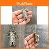 Insect Pendant Necklace With Alloy Material For Halloween Costume Accessory