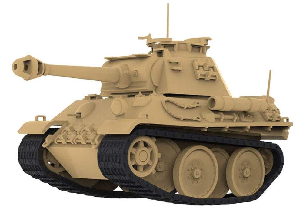 Meng Model World War Toons Series German Medium Tank Panther Plastic Model Kit MWWT007 Pre-Colored