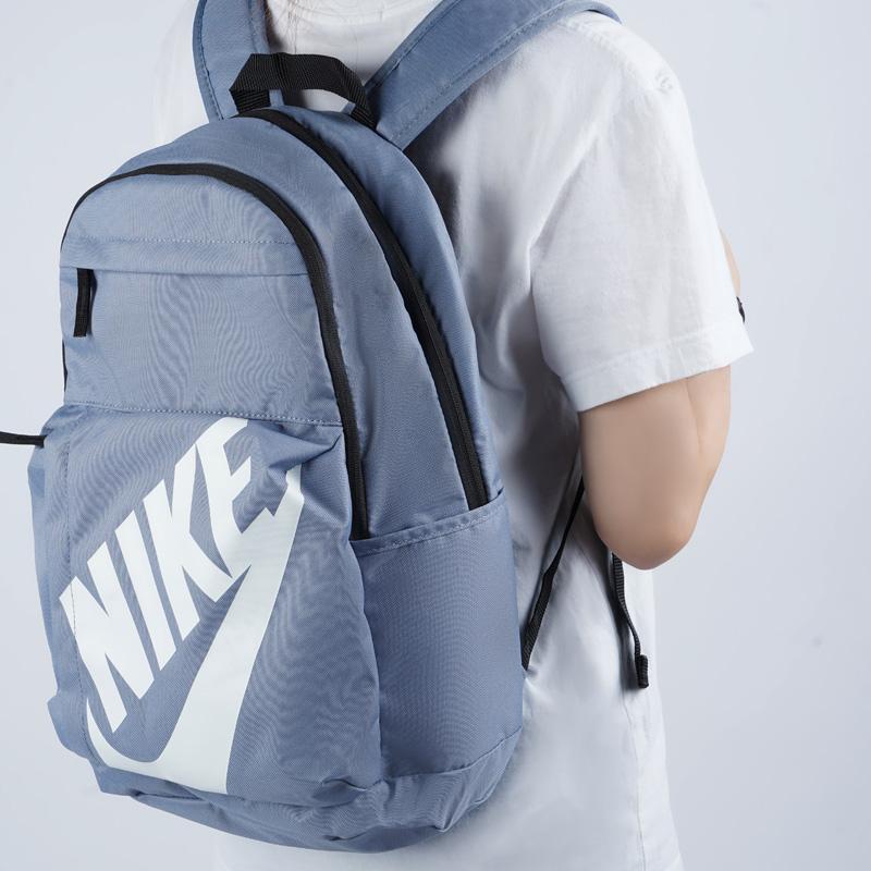 Nike Polyester Backpack Unisex Light Blue Gray CK0944-446
