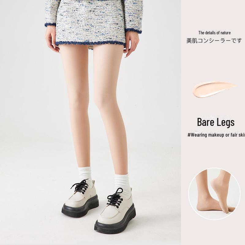 

Bonas Women s Velvet Leggings: Autumn & Winter Nude Pantyhose with Bare Leg Effect. 80D Thin - 20-28℃