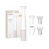 Panasonic VIO Shaver Ferrie IPX7 Waterproof Dry Shaving Hair Removal Device, Battery Operated, Beige (ES-WV63-E)