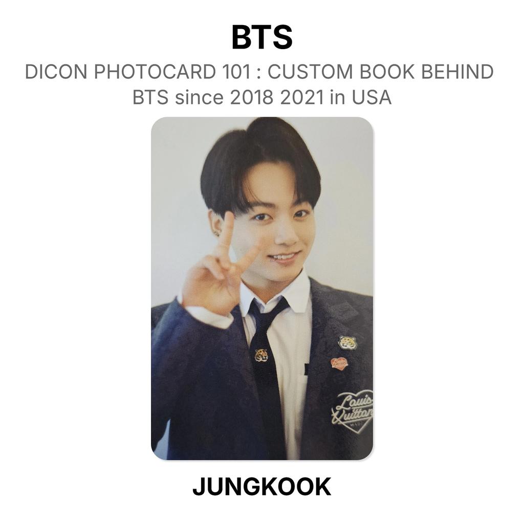 BTS DICON PHOTOCARD 101 : CUSTOM BOOK BEHIND BTS Since 2018 2021 In USA Official Photocard