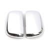 For Mitsubishi Pajero V80-V98 2007- Side Door Mirror Cover Rearview Decor Trim ABS Plastic Car Accessories 2pcs