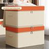 Multifunctional Clothing Storage Bin With Handle And Cover For Closet And Storage Room