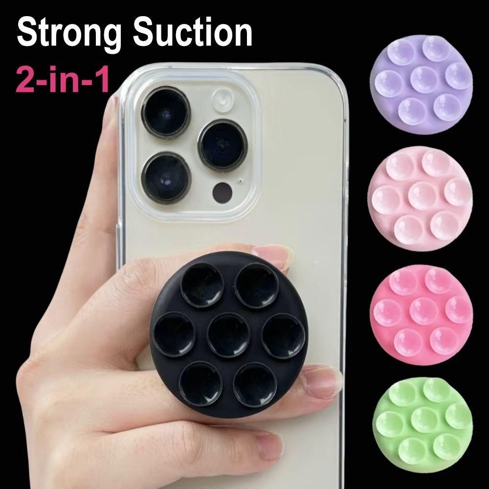 Pocket Socket Suction Cup Phone Holder Round Finger Ring Holder  Smartphone Accessory
