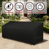 162x66x66x89CM Garden Bench Seat Cover Waterproof 210D Oxford Garden Bench Furniture Cover 3 Seater Outdoor Chairs Covers
