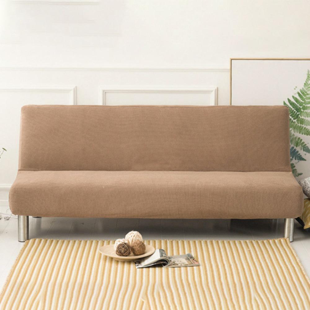 Elastic Futon Sofa Cover Dust-proof Bench Cover Universal Armless Sofa Slipcover  Living Room