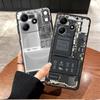 Case for Xiaomi Poco C51 M3 M4 Pro F3 F4 F5 X3 X4 X5 C65 M5 C50 Soft Back Phone Cover Classic Motherboard Circuit Board