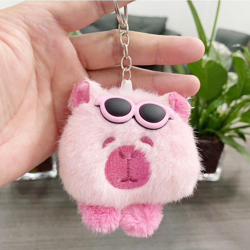 Plush Cartoon Cute Panda Doll Keychain Soft Stuffed Toy Perfect For Gift Kids