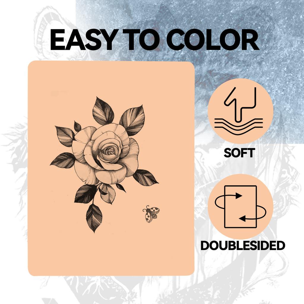 Falsche Übungshaut: 10 Stück Doppelseitige Verdickte Silikon Übungshaut - Künstliche Falsche Haut Für Anfänger Und Künstlerbedarf