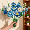KNEW BUILT Building Block Flower Pot Eternal Bouquet-Holiday Gift for GirlsDesktop DecorDIY Stress-Relief Puzzle ToyKill Time