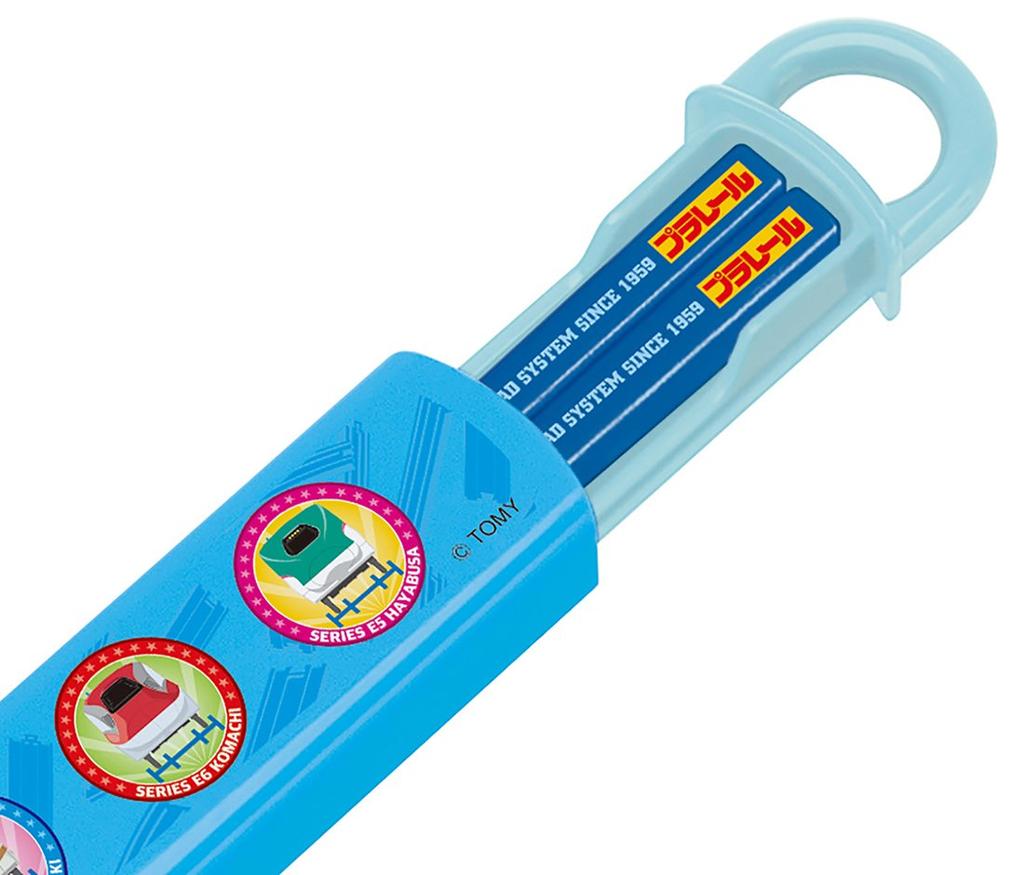 Skater Chopsticks and Chopstick Case Made In ABS2AM Children's Set, Plarail, Japan,