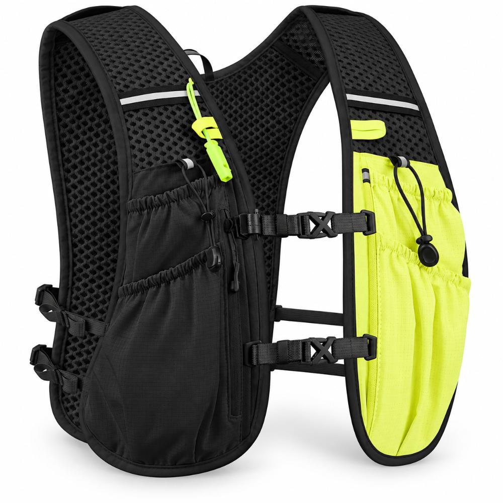 Breathable Trail Running Pack Lightweight Hydration Backpack Running Vest Pack  Outdoor Running