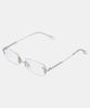 Likkeullou Rc Veve Rimless Glasses Silver