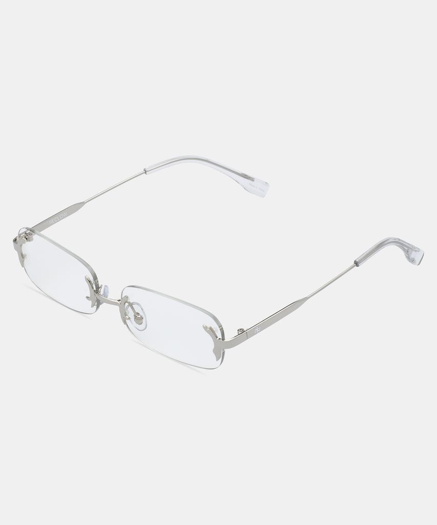 Likkeullou Rc Veve Rimless Glasses Silver