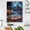 DIY Diamond Painting Castle Cross Stitch Kit Mosaic Art Diamond Painting Full Circle/Square Diamond Home Decoration