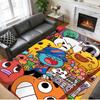 Rutschfeste Kristall-Samt-Fußmatte, Teppich im Amazing World of Gumball Design für Innenbereiche, Wohnzimmer, Schlafzimmer, Heimdekoration