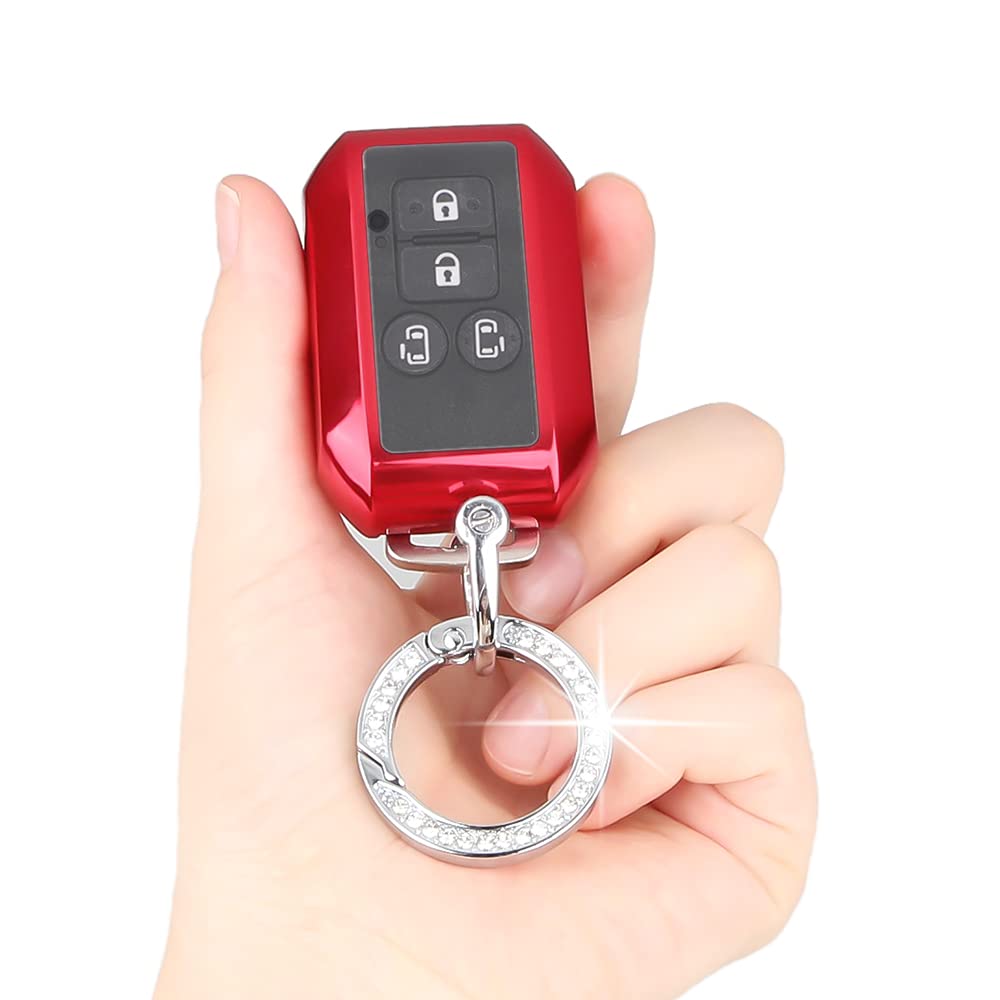 Comdanya Key Smart Key Key Lightweight Compatible with Suzuki Wagon Swift and XBEE Key Case, Cover, Holder, TPU, Hustler, Subacia, R, RS, Hybrid,