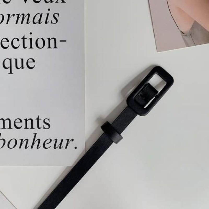 Fashionable Pink Square Belt For Girls Smooth Buckle Design Perfect For Everyday Outfits Chic