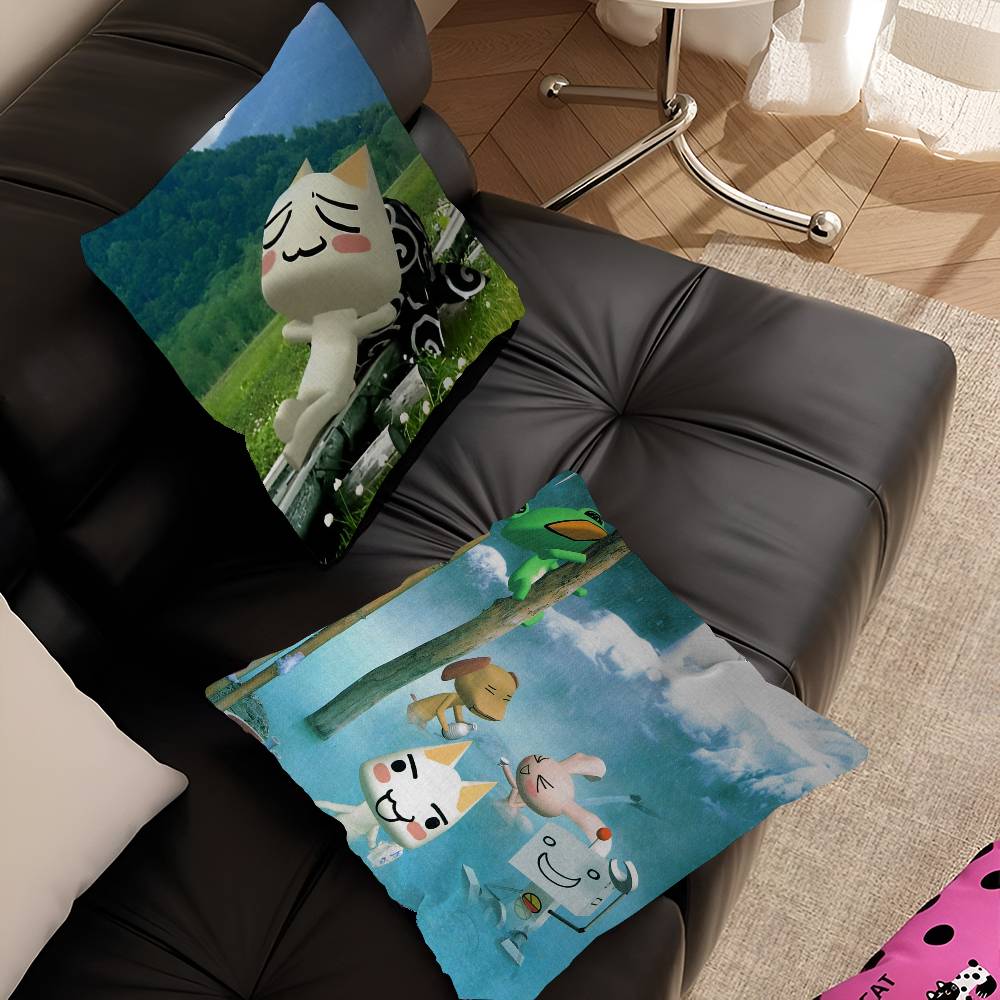 Popular Mascot T-Ttoro I-Inoue Pillow Gift Home Office Decoration Bedroom Sofa Car Cushion Cover Case 45x45
