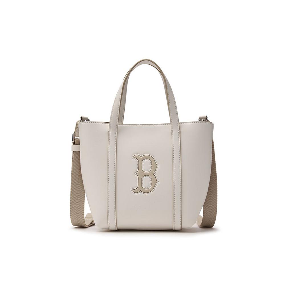 New MLB - Tote Basket Bag Handbag Shoulder Bag Crossbody Bag Unisex Dark Cream 3AORS884N-43CRD