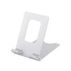 Foldable Aluminum Alloy Mobile Phone Stand Adjustable View Angle Anti Slip Pads For Desktop Watching Office Daily Use