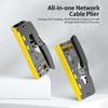Pass Through Crimp Plier Cat7 Cat6 Cat6A Cat5 Cat5E Stripping Crimping Tool With 8P/6P Ethernet Connectors