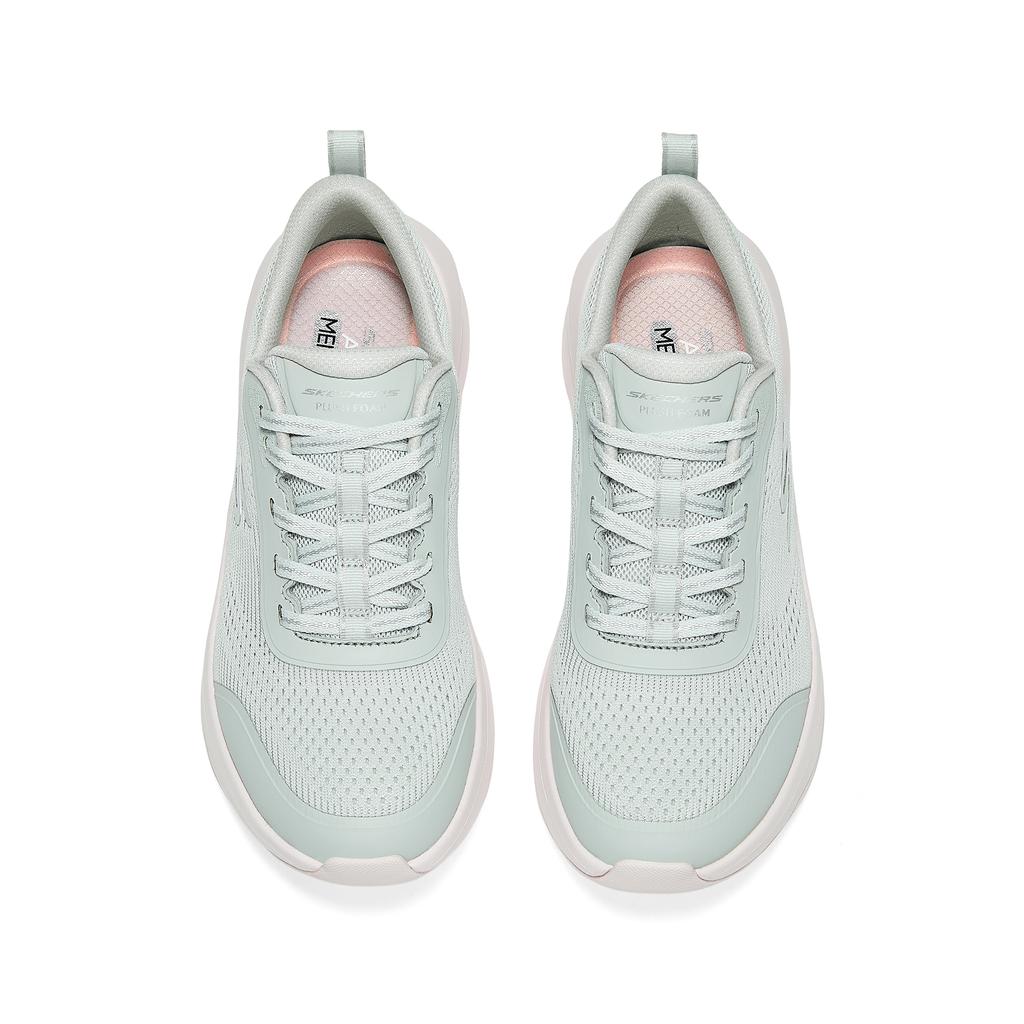 Skechers Sport Comfortable Versatile Breathable Supportive Rebound Low-Top Walking Shoes Women Sneaker Gray Pink 150572-GYPK