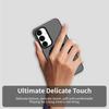 Wireless Charge Magnetic Matte Hard PC Back Cover For Samsung S25 Ultra S24 S23 FE A56 A36 A16 A55 A15 Soft Edge TPU Shockproof Solid Color Phone Case