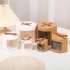10 Stück Kuchenboxen Verpackungspapierbeutel Sechseckige Süßigkeitenboxen Mit Klarem PVC-Fenster Geburtstag Geschenkbox Geschenke Süßigkeiten Verpackung