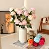 1/5/10pcs Artificial Three Heads Peony Flower Bouquet for Home Garden Living Room Desktop Decor Wedding Party Decor Fake Flowers
