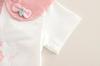 Korean Summer Baby Girl Doll Collar Short Sleeve Outfit Set