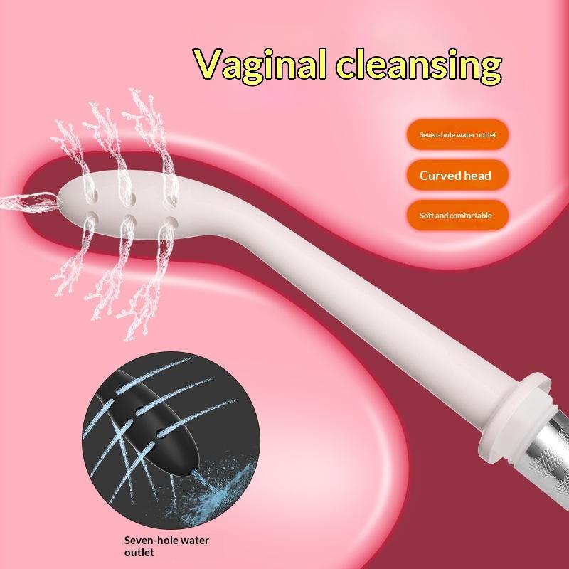 textureSilicone Anal Douche Insertable Hose Enema Tool Couples Use Comfortable Reusable Personal Hygienedaily necessities