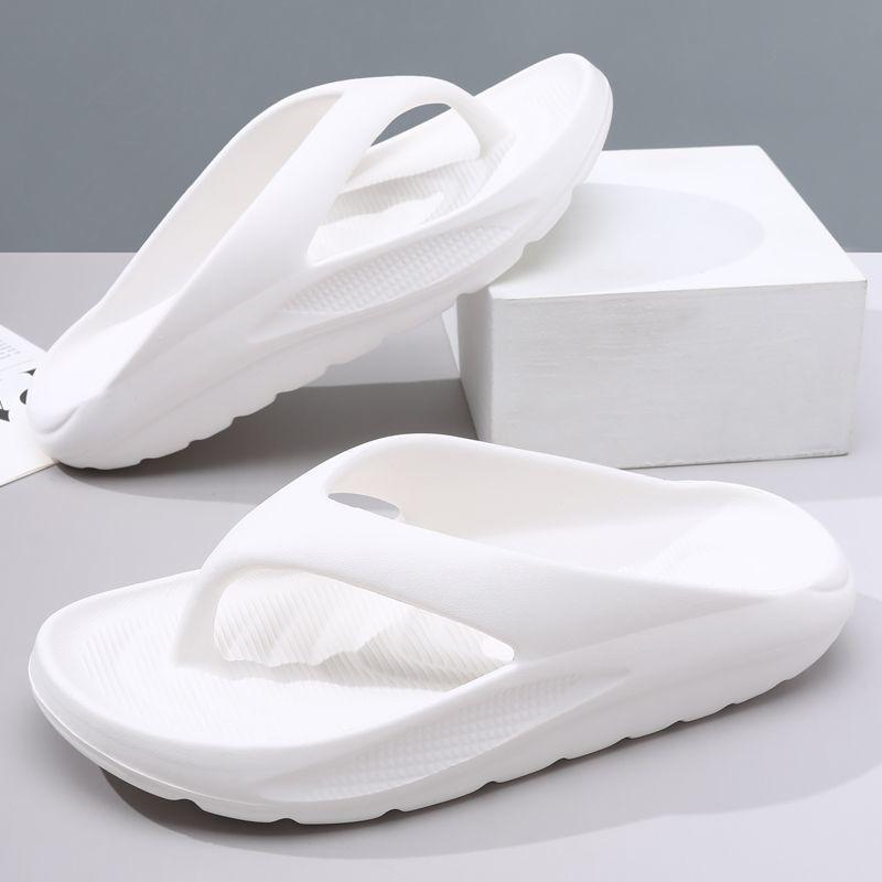 

Men s flip-flops thick bottom heightening solid color simple outer wear non-slip versatile fashion personalized beach flip-flops men 40-41 чорний